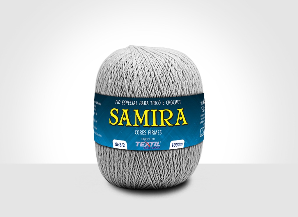 Linhas para tricô e crochê Linha Samira Caqui